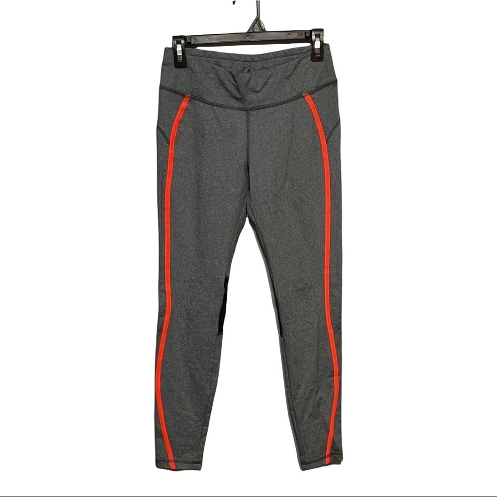 Gramicci Dyno-Mite Tights Size Small Heather Gray Orange Striped